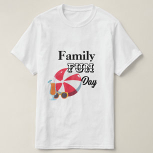 T-Shirt de journée amusante en famille