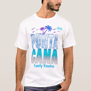 T-shirt de jumelage des vacances d'été de Punta Ca