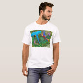 T-shirt de jungle d'ara (Devant entier)