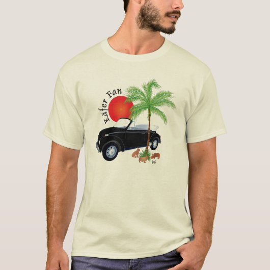 T-shirt de Käfer Cabriolet 1972 (Devant)