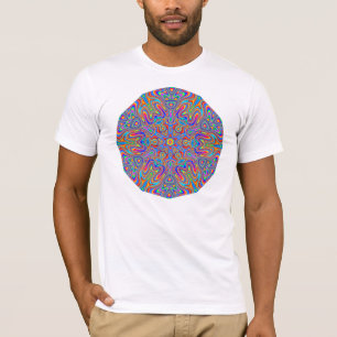 T-shirt de kaléidoscope de mandala de Digitals