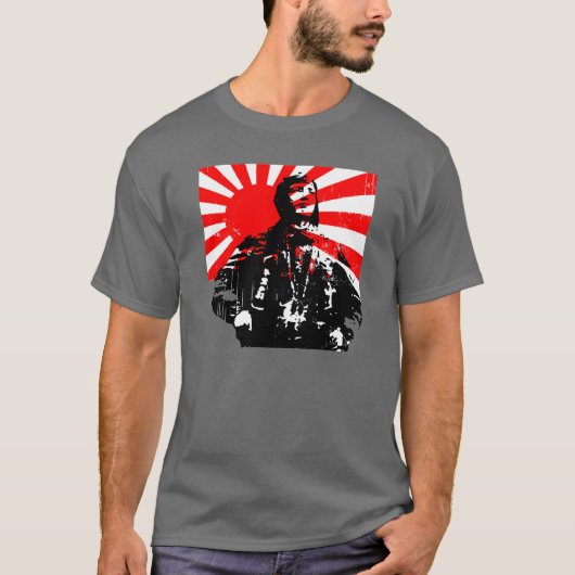 T-shirt de kamikaze de Soleil Levant (Devant)