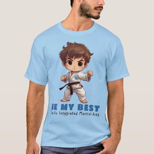 T-shirt de karaté Sois mon meilleur (Devant)