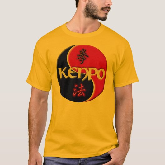 T-shirt de Kenpo Yin Yang (Devant)