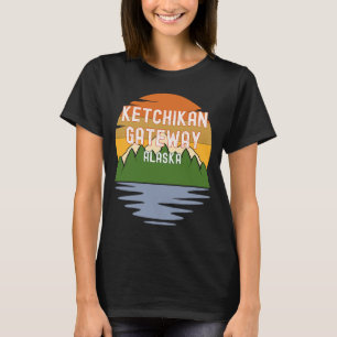 T-shirt De Ketchikan Gateway Borough Alaska Vintage Suns
