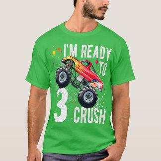 T-shirt de Kids 3 Year Old Monster Tru