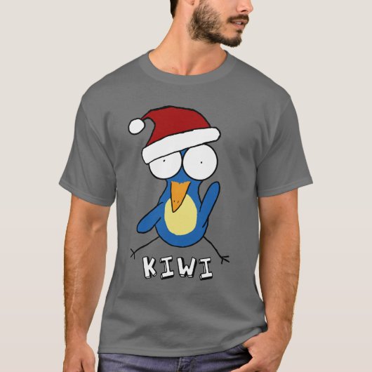 T-shirt de kiwi de Père Noël (Devant)