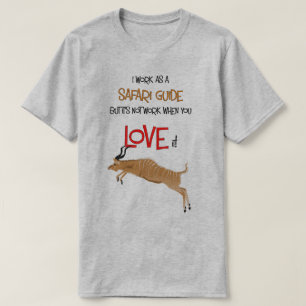 T-shirt de Kudu de guide de safari