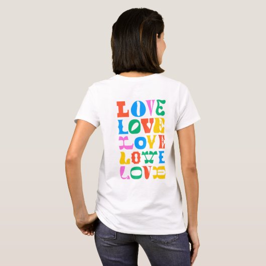 T-shirt de L.O.V.E (Dos entier)