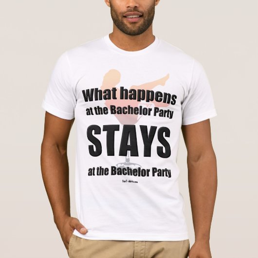 T-shirt de la Bachelor Party (Devant)