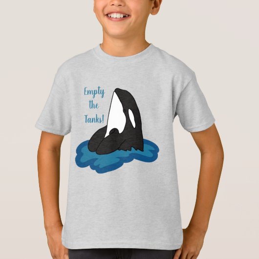 T-shirt de la Baleine tueuse d'Orca (Devant)