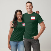 T-shirt de la balise de nom (Unisexe)