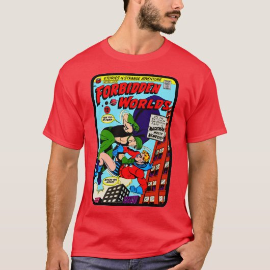 T-Shirt de la bande dessinée "Forbidden Worlds" de (Devant)
