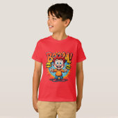 T-shirt de la bande dessinée rétro (Devant entier)