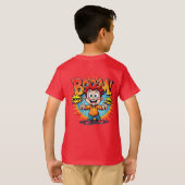 T-shirt de la bande dessinée rétro (Dos entier)