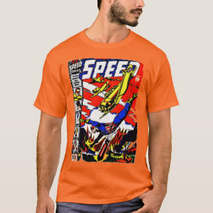 T-shirt de la bande dessinée SPEED des années 1940