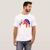 T-shirt de la bataille politique (Devant entier)