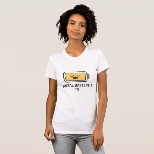 T-Shirt de la batterie de découpe expirée (Devant entier)