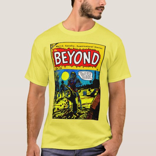 T-shirt de la BD d'horreur 'The BEYOND' des années (Devant)