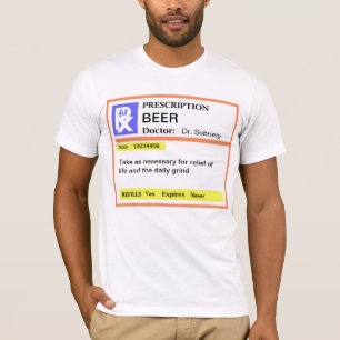 T-shirt de la bière des hommes drôles