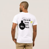 T-shirt de la bombe (Dos entier)