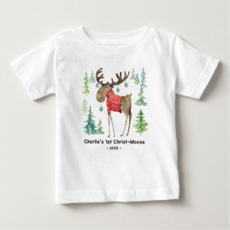T-shirt de la carrosserie Christ-Moose Baby First 