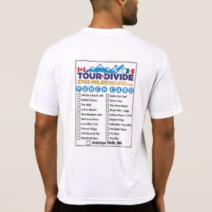 T-shirt de la carte Punch Tour Divide