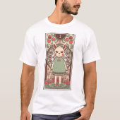 T-shirt de la carte Tarot de Magicien Bunny (Devant)