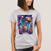T-shirt de la carte Tarot Skeleton Tea (Devant)