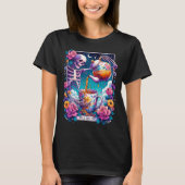 T-shirt de la carte Tarot Skeleton Tea (Devant)