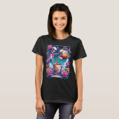 T-shirt de la carte Tarot Skeleton Tea (Devant entier)