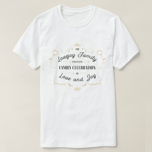 T-shirt de la célébration de Lovejoy - Blanc (Design devant)