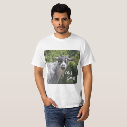 T-shirt de la chèvre (Devant entier)