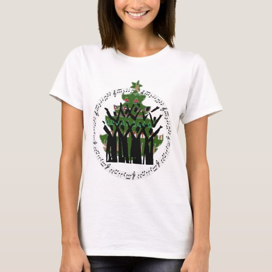 T-shirt de la chorale de l'arbre de Noël (Devant)