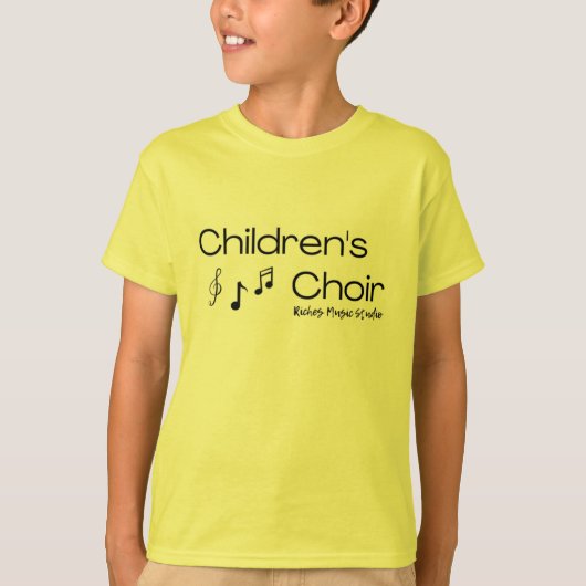 T-shirt de la chorale pour enfants (Devant)