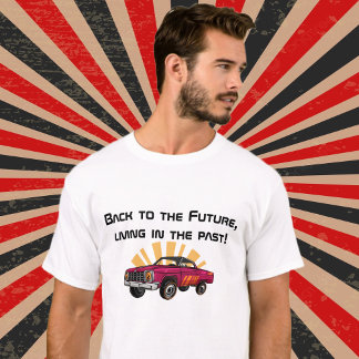 T-shirt de la citation de Retro 'Back to the Futur