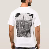 T-shirt de la Cityscape (Dos)
