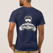 T-shirt de la colline NY Sledders.com de traction (Dos)