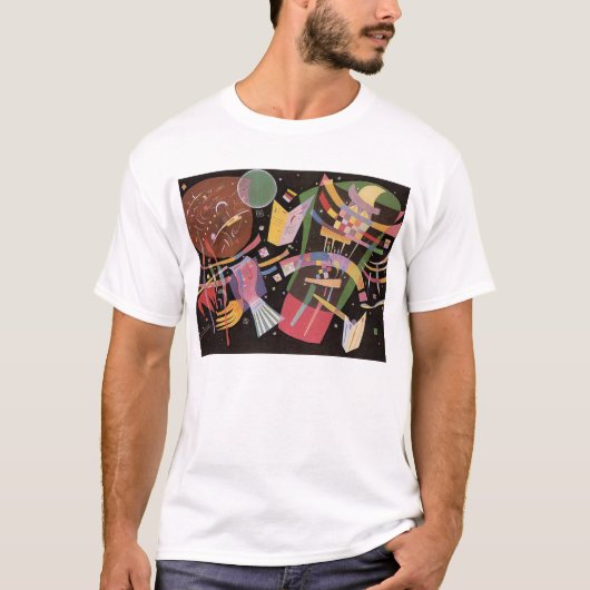 T-shirt de la composition X en Kandinsky (Devant)