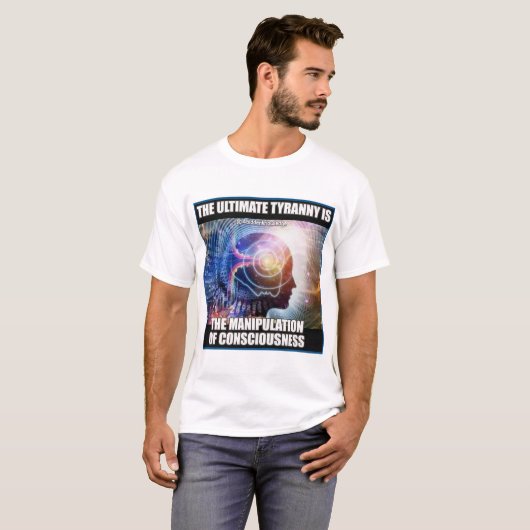 T-shirt de la conscience 4biddenknowledge (Devant entier)