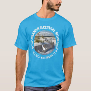 T-shirt de la côte nationale des îles Gulf