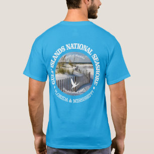 T-shirt de la côte nationale des îles Gulf