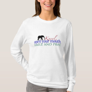 T-shirt de la couleur L/S de l'agenouillement WFE