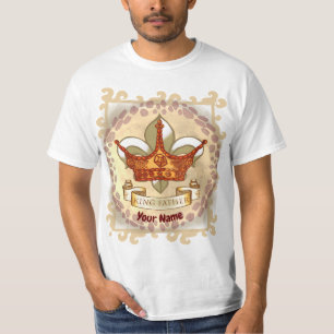 T-shirt de la Couronne du père du roi personnalisé