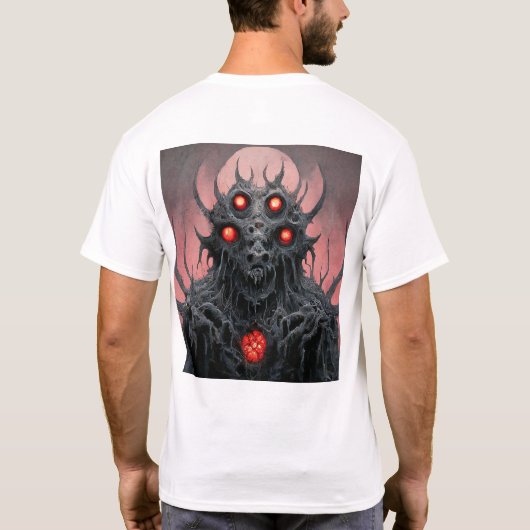 T-shirt de la créature monstres en métal mort (Dos)
