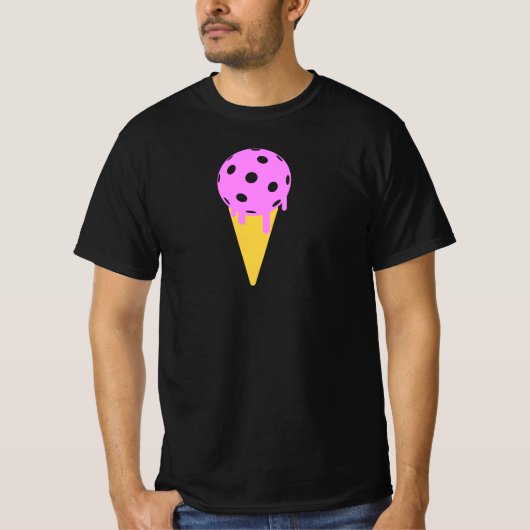 T-shirt de la Crème de glace d'été de PickleBall (Devant)