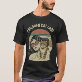 T-Shirt de la Dame de Chat pour enfants (Devant)