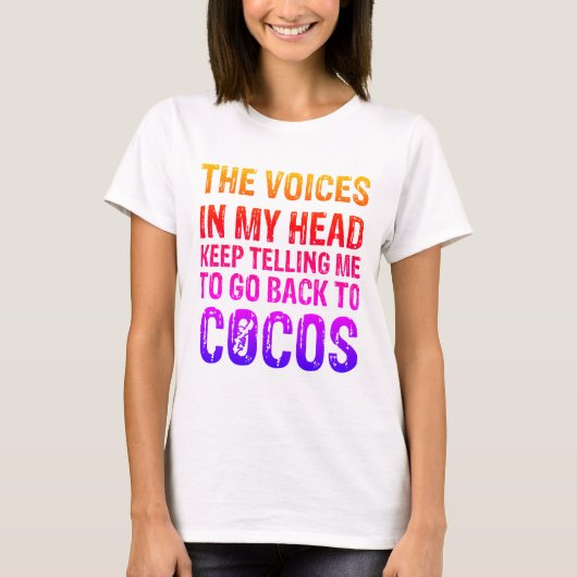 T-shirt de la dame de Coco Voices (Devant)
