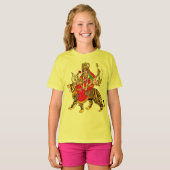 T-Shirt de la déesse Chandraghanta (Devant entier)