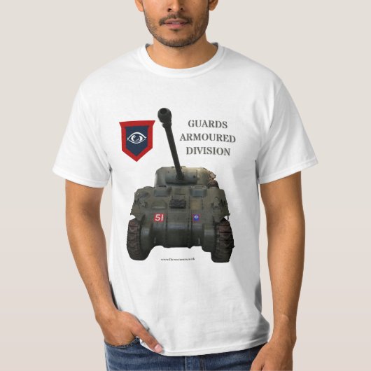 T-shirt de la division blindée des gardiens (Devant)